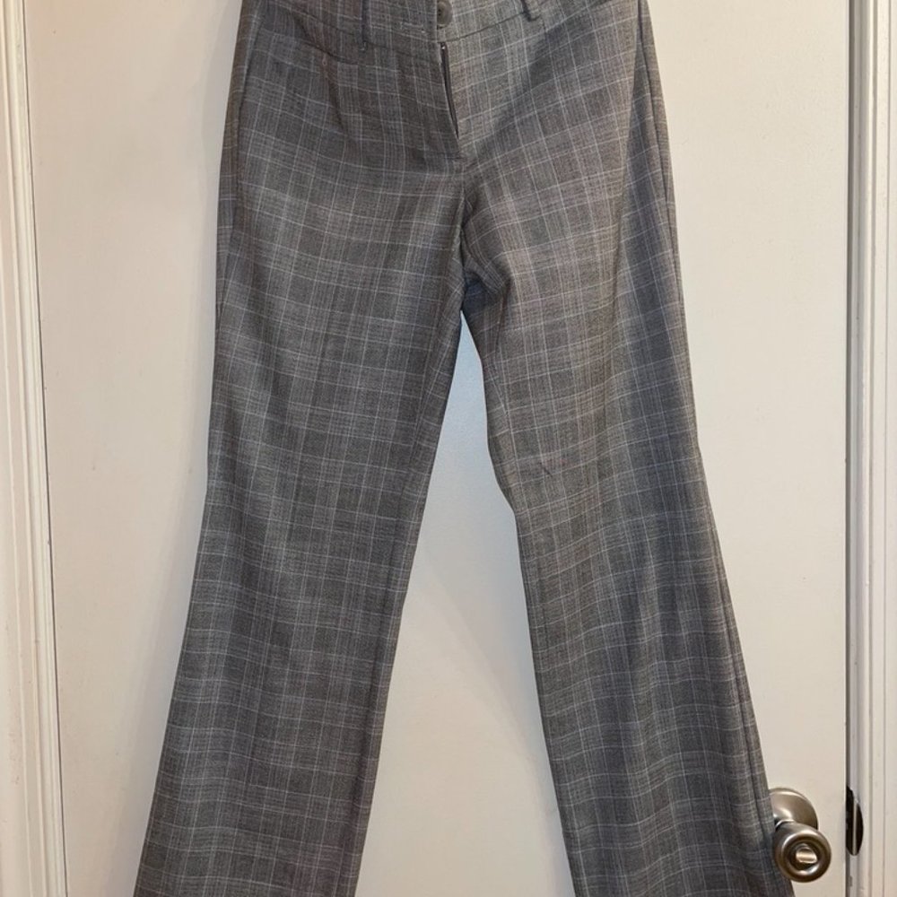 Loft Petite Grey and Blue Trousers